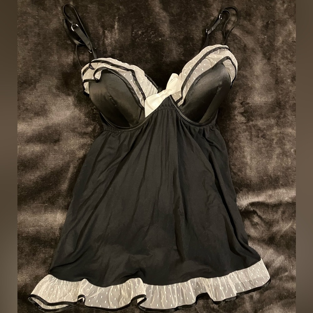 Victoria Secret Push-up Babydoll Sheer Lingerie